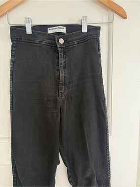 American Apparel Black High-Rise Skinny Jeans. Size Small